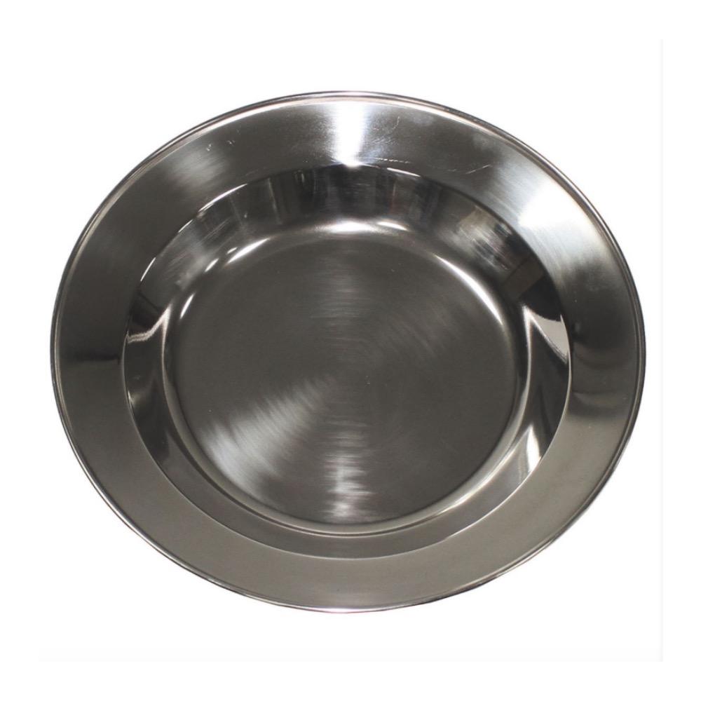 ASSIETTE EN INOX MFH CAMPING SOLDAT ET COMPAGNIE