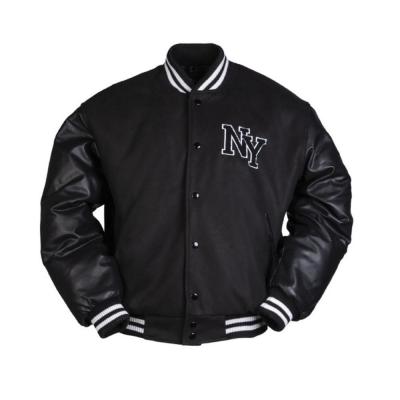 Blouson baseball noir 