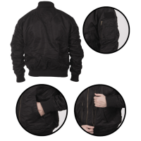 Blouson us tactique noir2