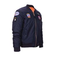 Bouson pilote enfants jacket bleu1