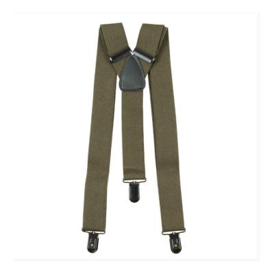 Bretelles vert pantalon