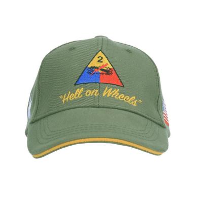 Casquette 2nd armored division vert