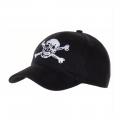 Casquette bb plat skull noir
