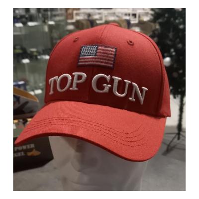 Casquette top gun rouge