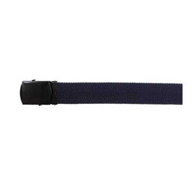 Ceinture bleu boucle noir mfh