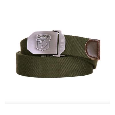 Ceinture en tissu airborne kaki