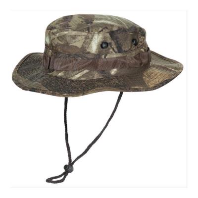 Chapeau de brousse mentonniere gi boonie rip stop hunter marron