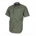 Chemise attack manches courtes teflon rip stop vert