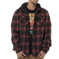 Chemise howard rouge noir von dutch 