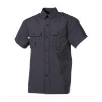 Chemise outdoor noir microfibre