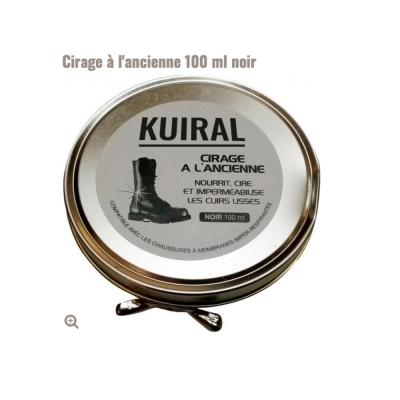 Cirage a l ancienne noir toe