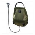 Douche solaire deluxe 20 l kaki sac de transport