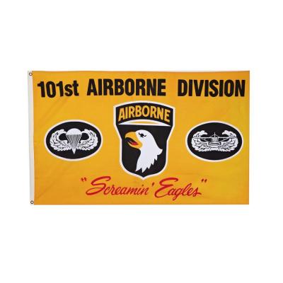 Drapeau airborne 101 division jaune