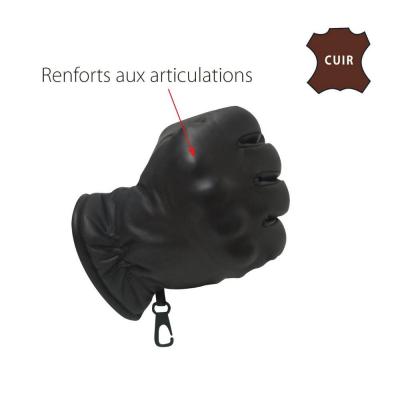 Gants cuir bac intervention