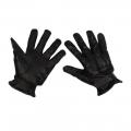 Gants en cuir noir securite sable quartz