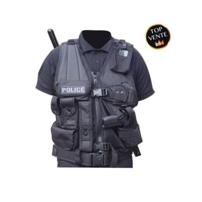 Gilet force intervention avec hoslter pour pa ou taser