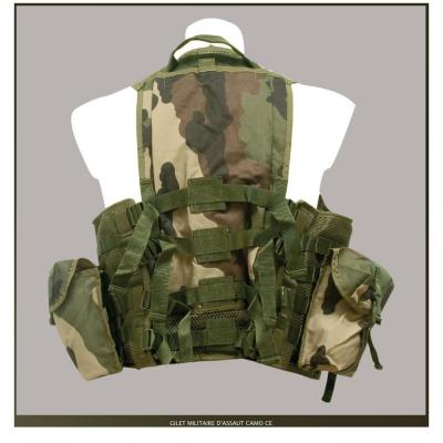 Gilet militaire assaut camouflage cce