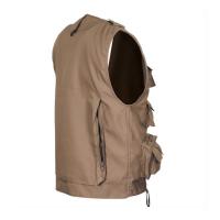 Gilet outdoor kaki multipoches2