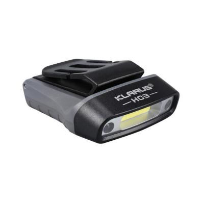 Lampe frontale hc3 gris 100 lumens