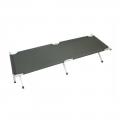 Lit de camp alu vert 200x65x40 cm