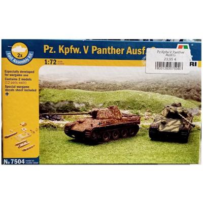 Maquette pz kpfw v panther ref 7504 italeri1