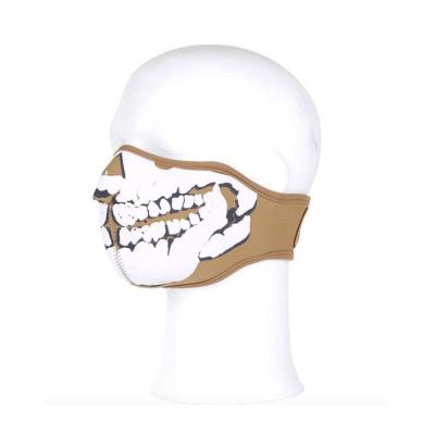 Masque en neoprene skull 3d coyote