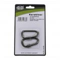 Mousqueton d 6mm x 6 cm cm kaki vis de blocage
