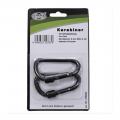Mousqueton d 8 mm x 8 cm cm noir vis de blocage