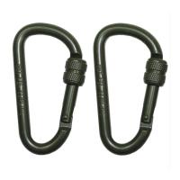 Mousqueton d 8 mm x 8 cm cm vert vis de blocage