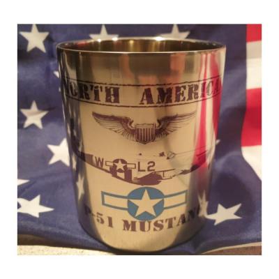 Mug acier p51 mustang
