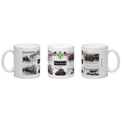 Mug blanc utah beach 4eme di