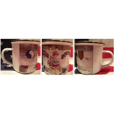 Mug emaille omaha beach 1