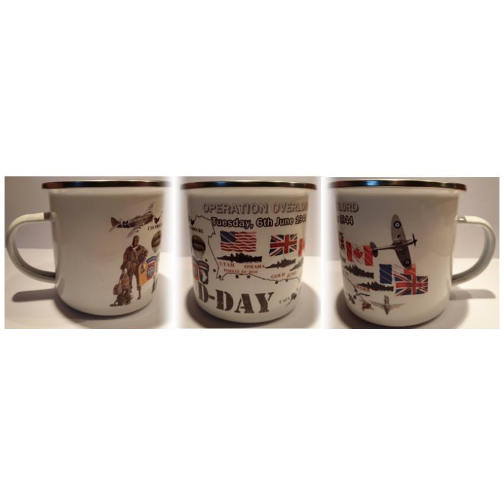 Mug emaille overlord d day