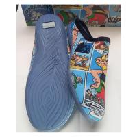 Mules maison de l espadrille asterix bleu1