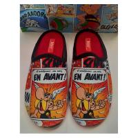 Mules maison de l espadrille asterix rouge 1