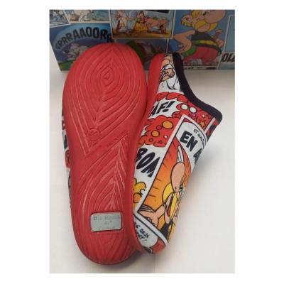 Mules maison de l espadrille asterix rouge 1