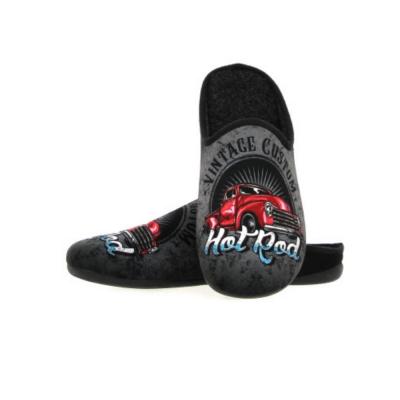 Mules voiture hot rod maison espadrille