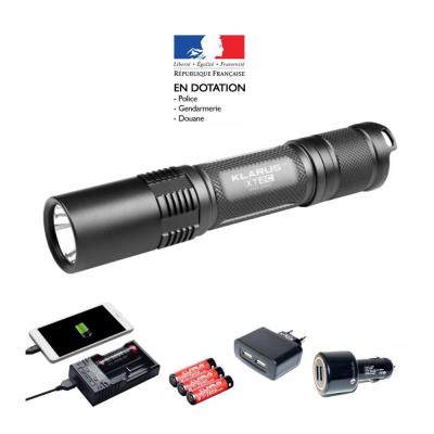 Pack lampe tactique rechargeable xt2c