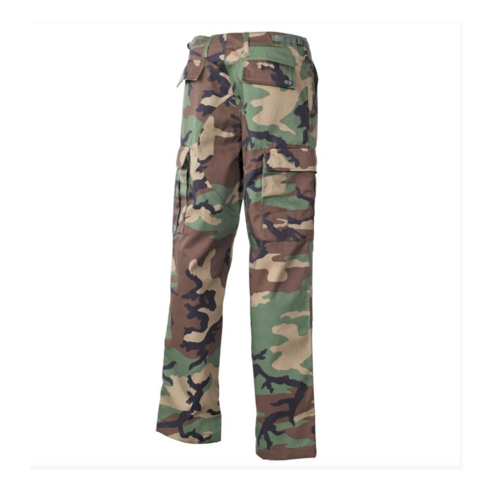 Pantalon bdu camouflage woodland mfh1