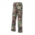 Pantalon bdu camouflage woodland mfh