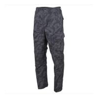 Pantalon bdu rip stop night camo mfh