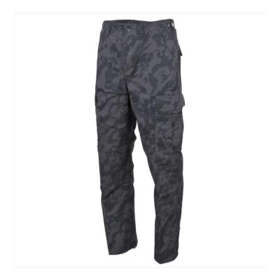 Pantalon bdu rip stop night camo mfh