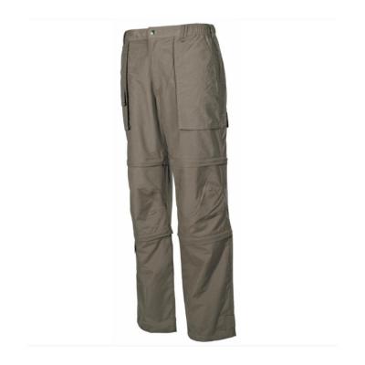 Pantalon multifonctionnel vert microfibre poches cargo 