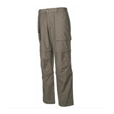 Pantalon multifonctionnel vert microfibre poches cargo