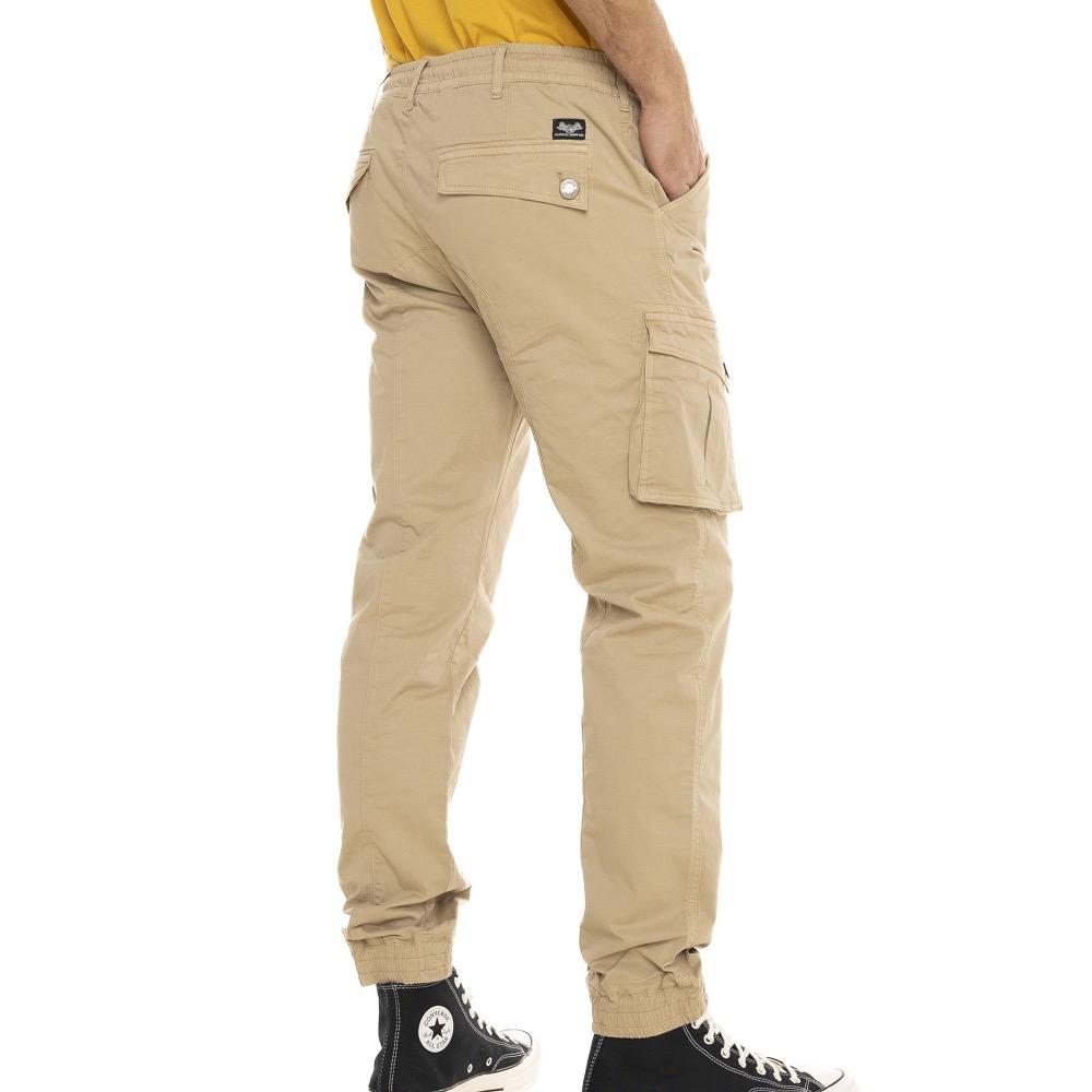 Pantalon von dutch battle creme2