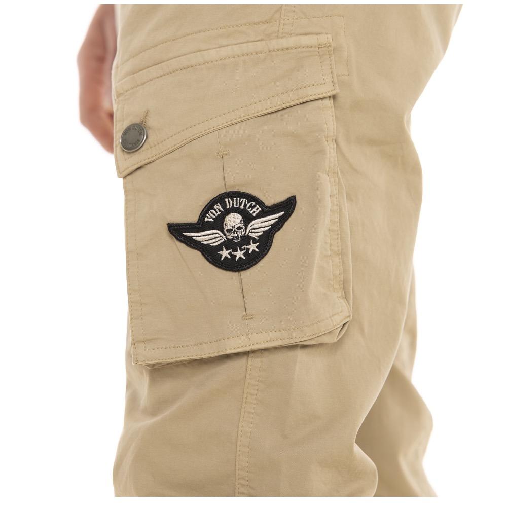 Pantalon von dutch battle creme3