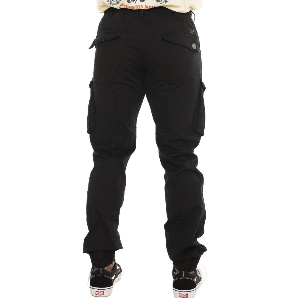Pantalon von dutch cargo noir1