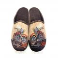 Pantoufle mules moto maison espadrille