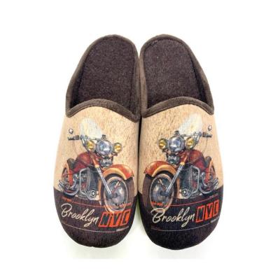 Pantoufle mules moto maison espadrille