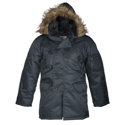 Parka us n3b teesar bleu fonce